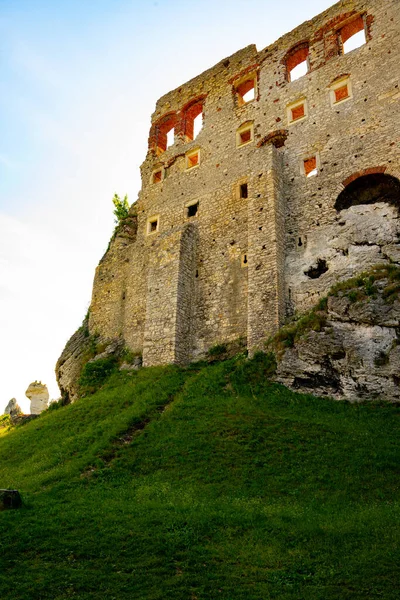 Ruínas Antigas Castelo Ogrodzieniec — Fotografia de Stock