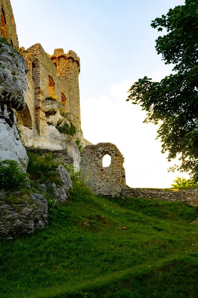 Ruínas Antigas Castelo Ogrodzieniec — Fotografia de Stock