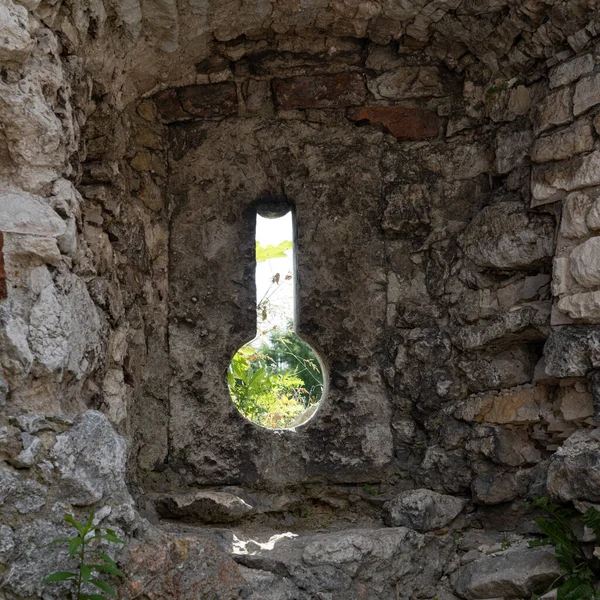 Vecchie Rovine Del Castello Ogrodzieniec — Foto Stock