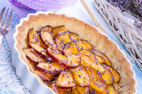 Tarte nectarine au miel — Photo