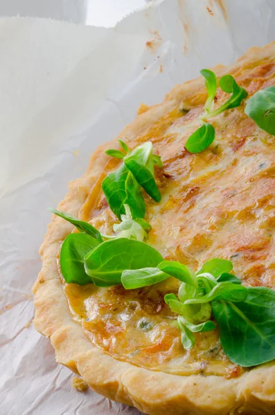 Onion tart — Stock Photo, Image