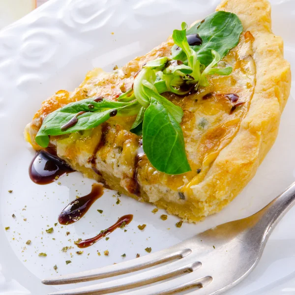 Onion tart — Stock Photo, Image