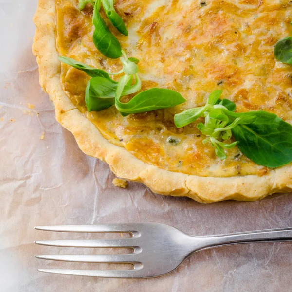 Onion tart — Stock Photo, Image