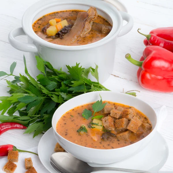 Oxtail soup — Stock Photo, Image