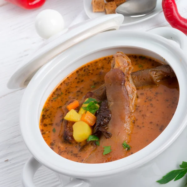 Kuyruklu çorbası — Stok fotoğraf