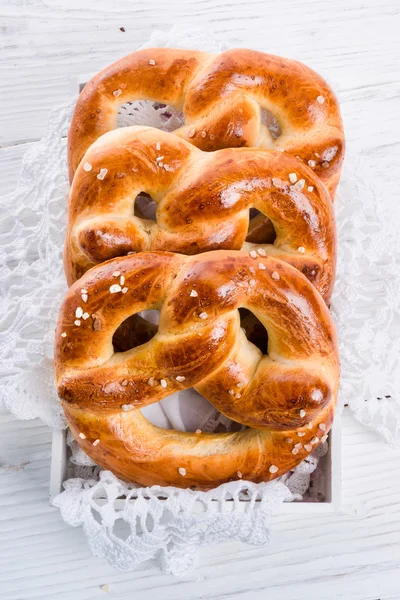 Deliziosi pretzel — Foto Stock