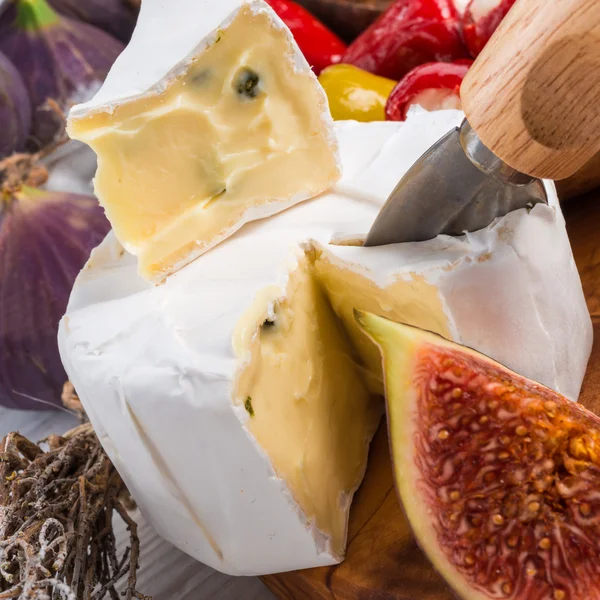 Weichkäse-Antipasti — Stockfoto