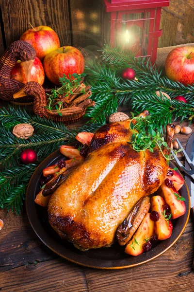 Tasty Christmas duck — Stock Photo, Image