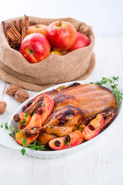 Tasty Christmas duck — Stock Photo, Image