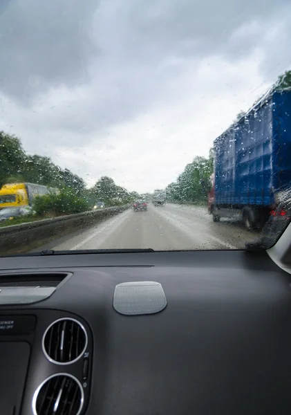 Carro cockpit — Fotografia de Stock