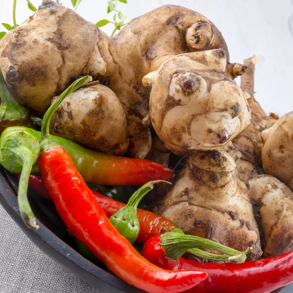 Girasol on plate — Stock Photo, Image