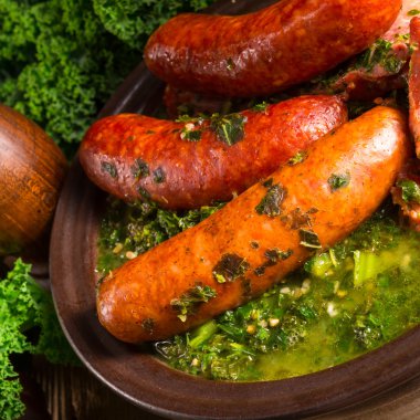 Patates et ve Kale veya brokoli akşam yemeği