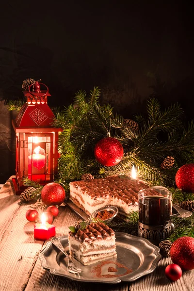 Tiramisù di Natale — Foto Stock