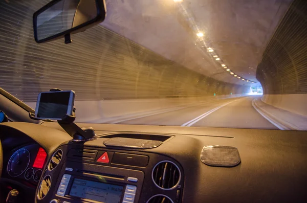 Carro cockpit interior — Fotografia de Stock