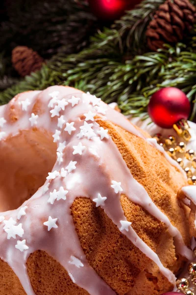Bolo Madeira de Natal — Fotografia de Stock