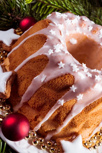 Christmas Madeira cake — Stockfoto
