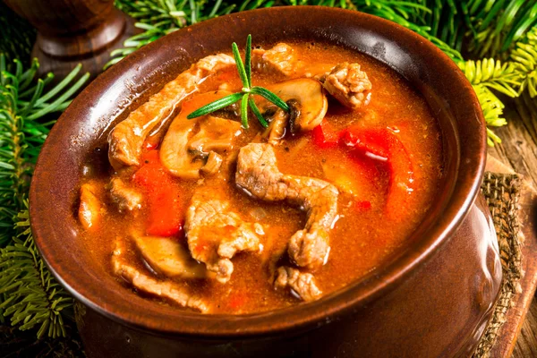 Smaczny Boeuf Stroganow — Zdjęcie stockowe