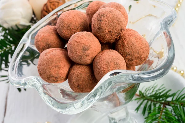 Marzipan balls close up — Stock Photo, Image
