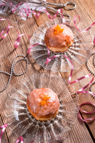 Sabroso donut berlinés — Foto de Stock