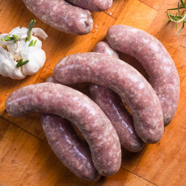 Home-made sausages — Stock Photo, Image