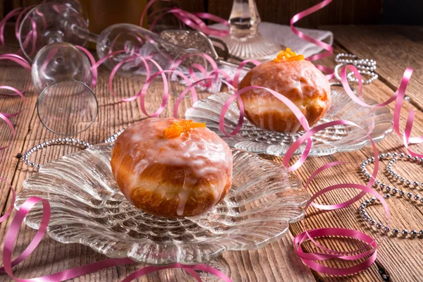 Doce saboroso Berliner — Fotografia de Stock