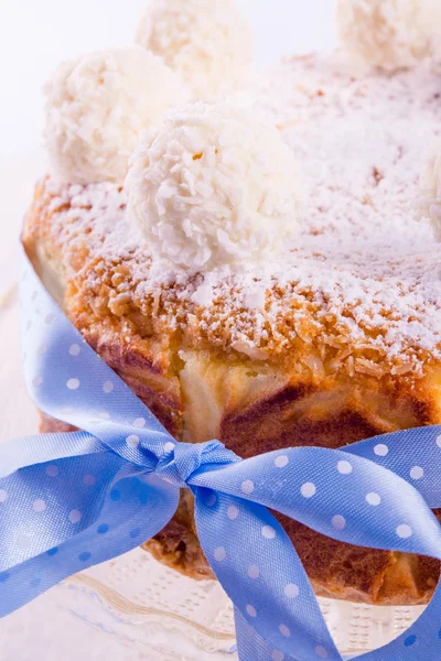 Coconut quark cake — Stock Photo, Image