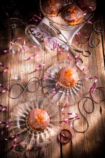 Doce saboroso Berliner — Fotografia de Stock