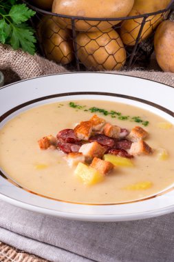 Lezzetli patates çorbası