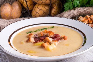 Lezzetli patates çorbası