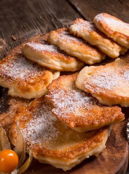 Racuchy - Polish yeast pancakes — Stock Photo, Image