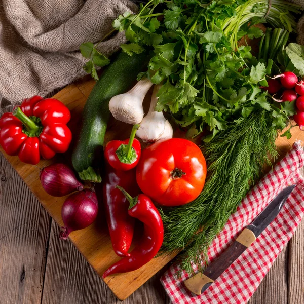 Färsk säsong grönsaker — Stockfoto