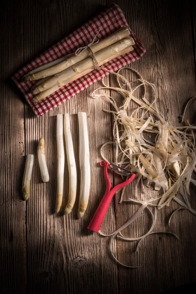 Asparagus close up view — Stock Photo, Image