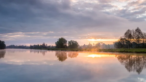 Morning on the Hunte river — Stock Photo, Image