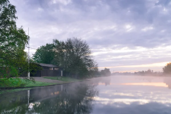 Mattina sul fiume Hunte — Foto Stock