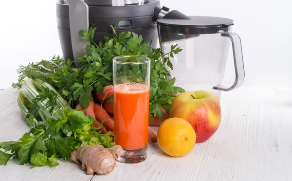 Fresh vegetable juices — Stock Photo, Image