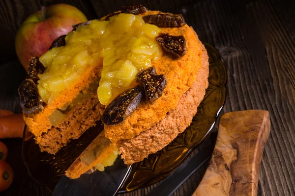 Gluten-free carrot cake — Stock Photo, Image