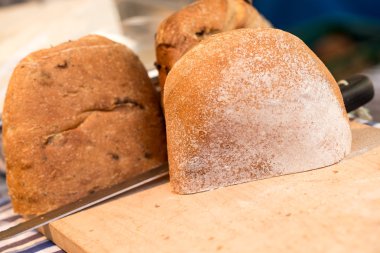 Ev yapımı Ciabatta ekmeği