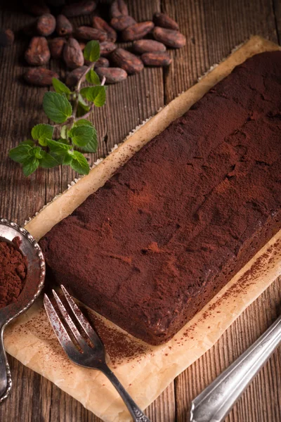 Ciocolată maronie de casă — Fotografie, imagine de stoc