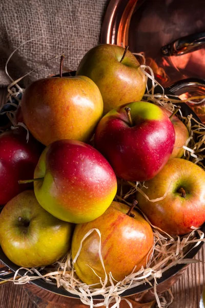 Manzanas frescas de otoño —  Fotos de Stock