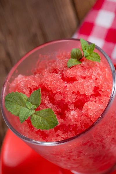 Granita or sorbet dessert — Stock Photo, Image