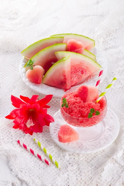 Granita - sicilian dessert — Stock Photo, Image