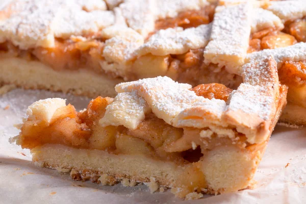 Strudel de manzana casero — Foto de Stock