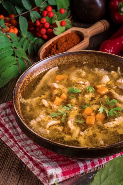 Sopa de tripa de carne — Fotografia de Stock