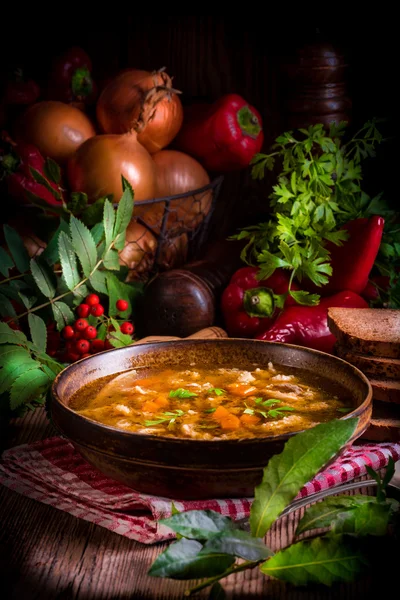Beef tripe soup — Stock Image Beef tripe soup Royalty Free Stock Photos