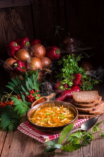 Beef tripe soup — Stock Image Beef tripe soup Stock Photo