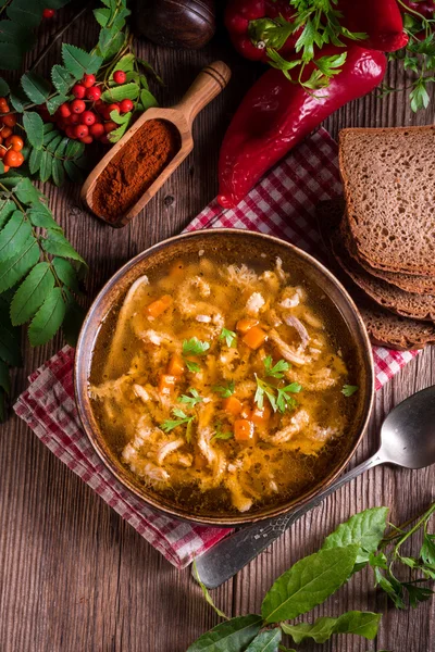 Zuppa di trippa di manzo — Foto Stock