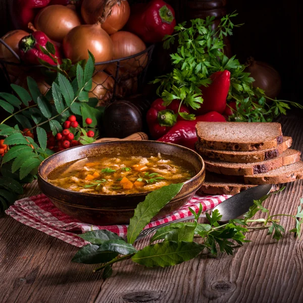 Beef tripe soup — Stock Image Beef tripe soup Stock Picture
