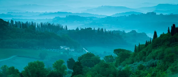 Campi vista Toscana — Foto Stock