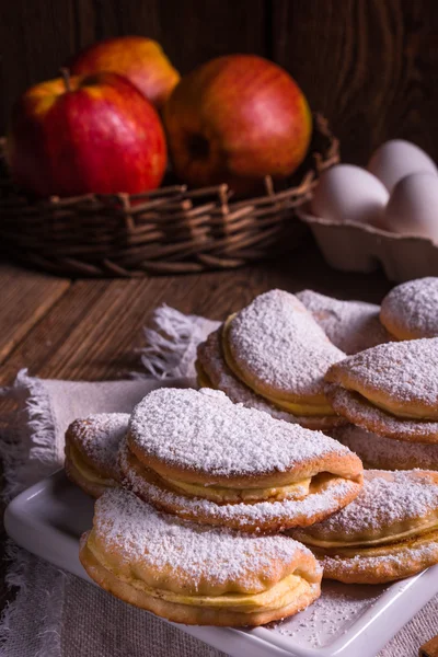 Apple kaneel mostbiscuits — Stockfoto