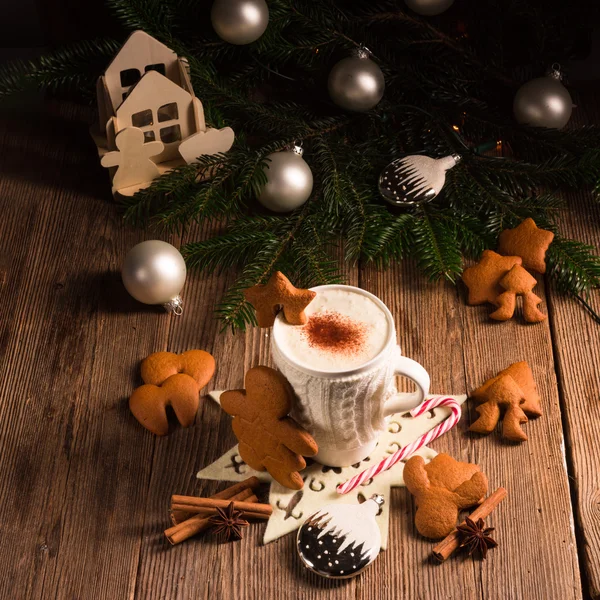 Boże Narodzenie czekoladowy napój — Zdjęcie stockowe
